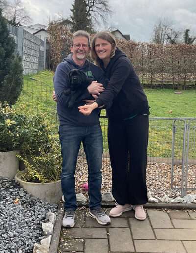 Ruth und Hartwig mit Frieda