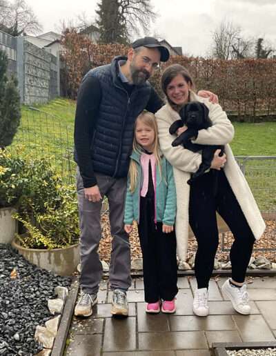 Stanzi, Leni und Peter mit Pippa